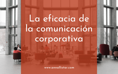 La eficacia de la comunicación corporativa